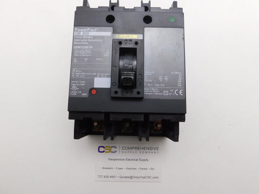 QBM32200TN - Square D 200A Amp 3P Pole 10kA@240V Bolt On Powerpact Circuit Breaker
