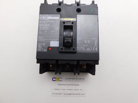 QBM32200TN - Square D 200A Amp 3P Pole 10kA@240V Bolt On Powerpact Circuit Breaker