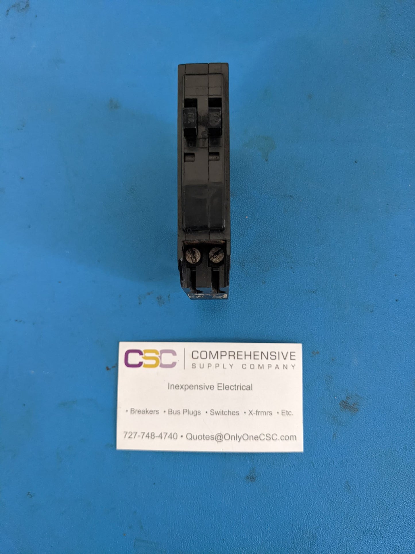 QO1515 - Square D 15/15A Amp 2X1P Pole 10kA@120/240V Plug On Duplex Circuit Breaker