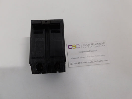 THQL2130 - GE 30A Amp 2P Pole 10kA@120/240V Plug On Circuit Breaker