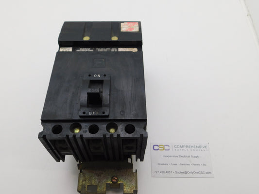 FA36020 - Square D 20A Amp 3P Pole 600V 14kA@480V I-Line Plug On Black Circuit Breaker