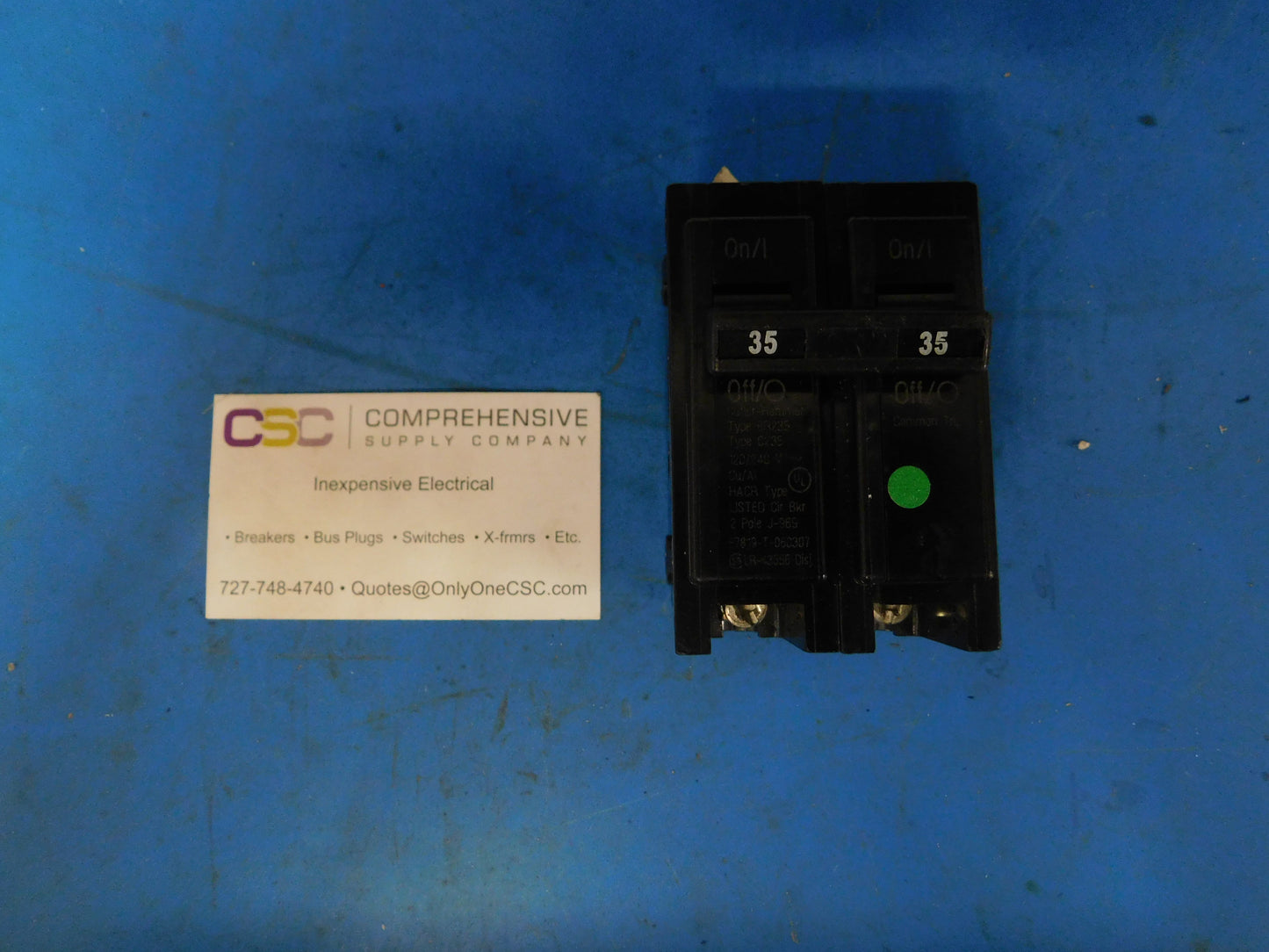 BR235 - Eaton 35A Amp 2P Pole 10kA@120/240V Plug On Circuit Breaker