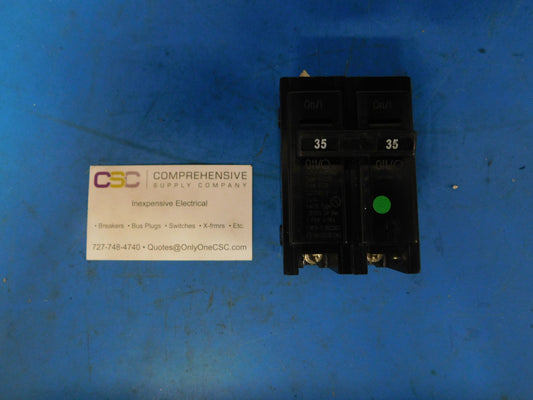 BR235 - Eaton 35A Amp 2P Pole 10kA@120/240V Plug On Circuit Breaker