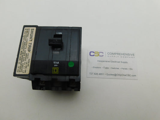QO3401021 - Square D 40A Amp 3P Pole 10kA@240V Plug On Circuit Breaker W/120/240V Shunt Trip