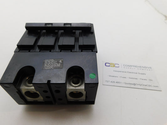 Q2125BH - Siemens 125A Amp 2P Pole 22kA@120/240V Plug On Main Circuit Breaker