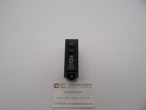 TB115C - T & B 15A Amp 1P Pole 10kA@120/240V Plug On Circuit Breaker