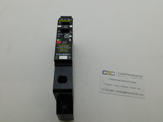 ECB14020G3 - Square D 20A Amp 1P Pole 480Y/277V 14kA@277 Bolt On Circuit Breaker
