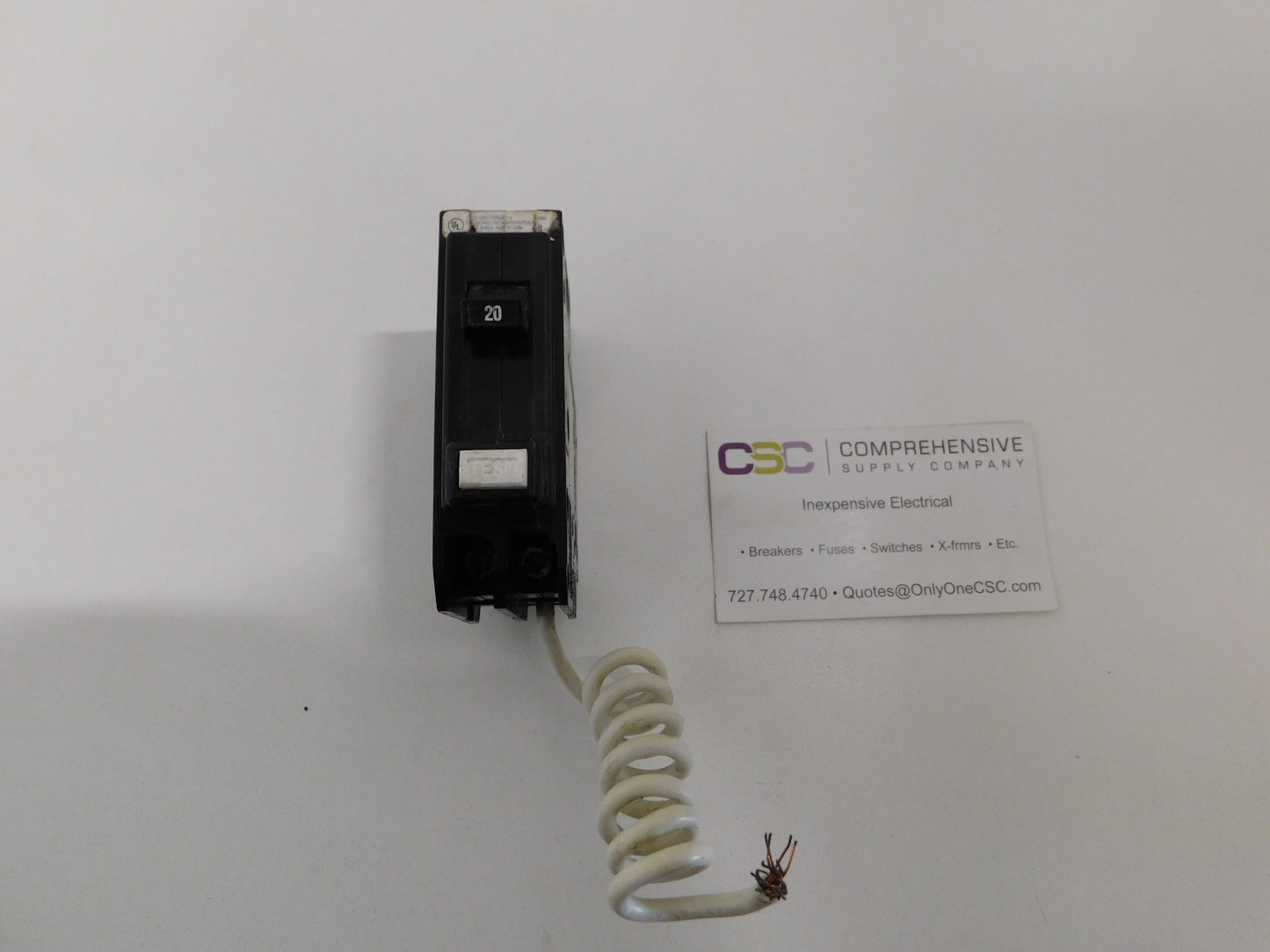 GFCB120 - Eaton 20A Amp 1P Pole 10kA@120V Plug On Ground Fault GFCI Circuit Breaker