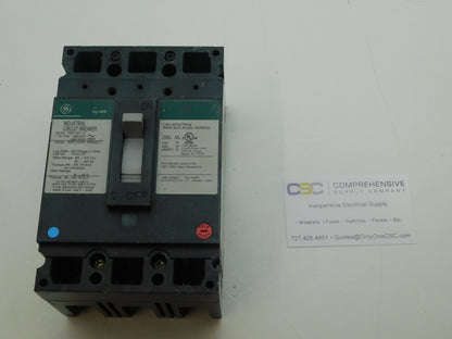 TED134110 - GE 110A Amp 3P Pole 18kA@480V Bolt On Circuit Breaker