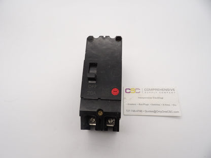 TEY220 - GE 20A Amp 2P Pole 14kA@480/277V Bolt On Circuit Breaker