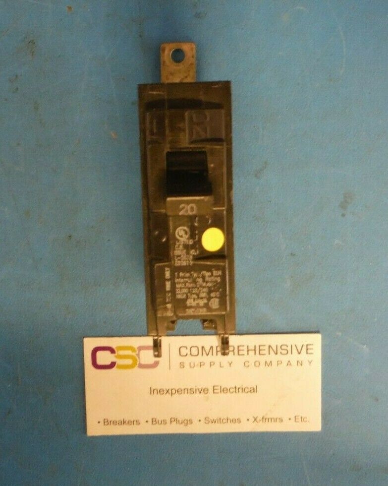 B120H - Siemens 20A Amp 1P Pole 22kA@120/240V Bolt On Circuit Breaker