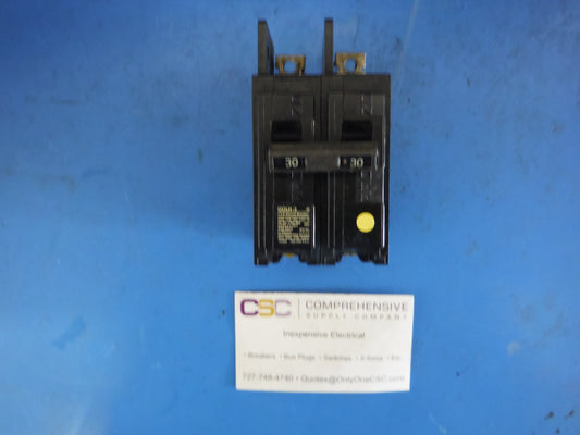 BQ2B030 - ITE 30A Amp 2P Pole 10kA@120/240V Bolt On Circuit Breaker - Older Series