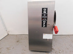 TH3222SS - GE 60A Amp 2P Pole 240V Nema 4/4X Fusible Heavy Duty Stainless Steel Safety Switch