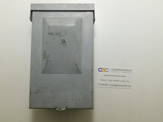 DPF222R - Cutler Hammer 60A Amp 240V Nema 3R Ph1 Fused Pullout Air Conditioning Disconnect