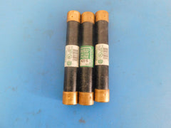 NOS-15 - Bussmann 15A Amp 600V Class K5 Class H One Time Cartridge Fuse 3Pk