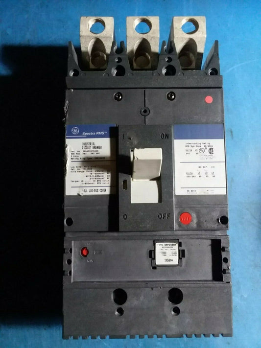 SGDA32AT0400 - GE 400A Amp 3P Pole 65kA@240V Bolt On Spectra Rms Circuit Breaker W/350A Plug