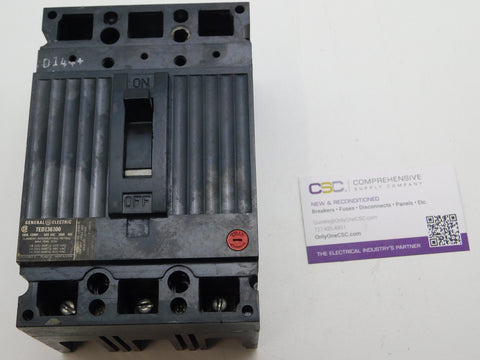 TED136100 - GE 100A Amp 3P Pole 600V 18kA@480V Bolt On Circuit Breaker - Older Series