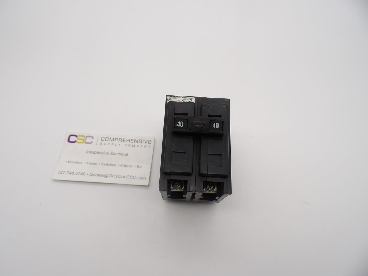 BAB2040 - Eaton 40A Amp 2P Pole 10kA@120/240V Bolt On Circuit Breaker
