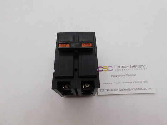 BR260R - Westinghouse 60A Amp 2P Pole 10kA@120/240V Plug On Circuit Breaker W/Orange Handle