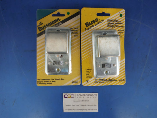 BP-SSU - Bussmann 15A Amp 125V 2-1/4 In. Fuse Box Cover With Switch