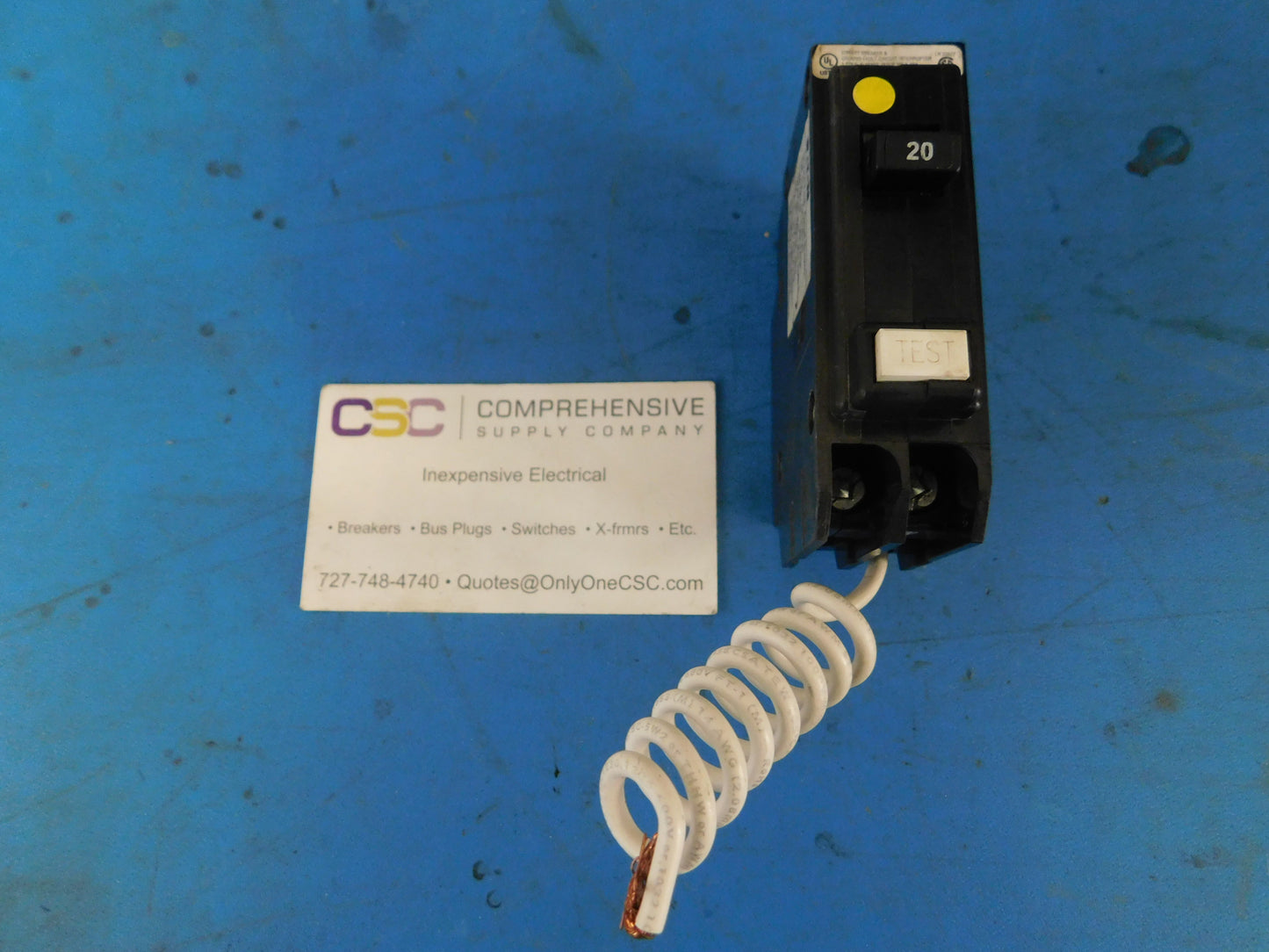 GFTCB120 - Eaton 20A Amp 1P Pole 10kA@120V Plug On Ground Fault GFCI Circuit Breaker