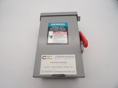 GF221NRA - Siemens 30A Amp 2P Pole 240V Nema 3R Fusible General Duty Safety Switch