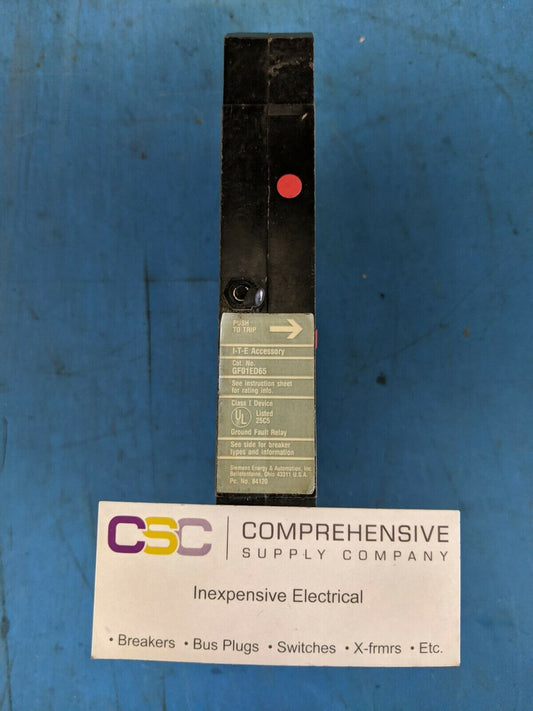 GF01ED65 - Siemens 5Ma Ground Fault Kit For Ed Breakers W/O Coil