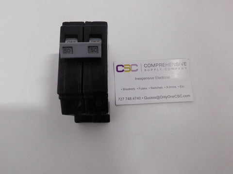CHB250 - Cutler Hammer 50A Amp 2P Pole 10kA@120/240V Bolt On Circuit Breaker