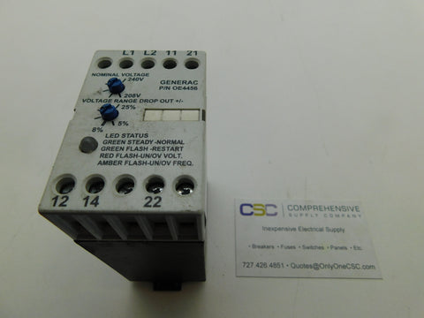 0 - Generac 208-240V Frequency / Voltage Monitor Relay