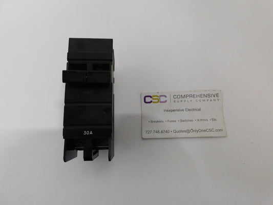 XO230 - Square D 30A Amp 2P Pole 120/240V Plug On Thick Circuit Breaker