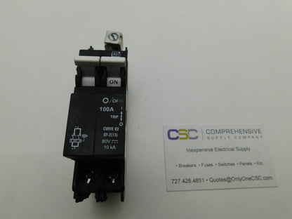 QY28U2100B0ZL - Cbi 100A Amp 2P Pole 10kA@80V Din Rail Curve U2 Circuit Breaker