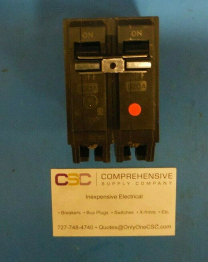 THQL21100 - GE 100A Amp 2P Pole 10kA@120/240V Plug On Circuit Breaker