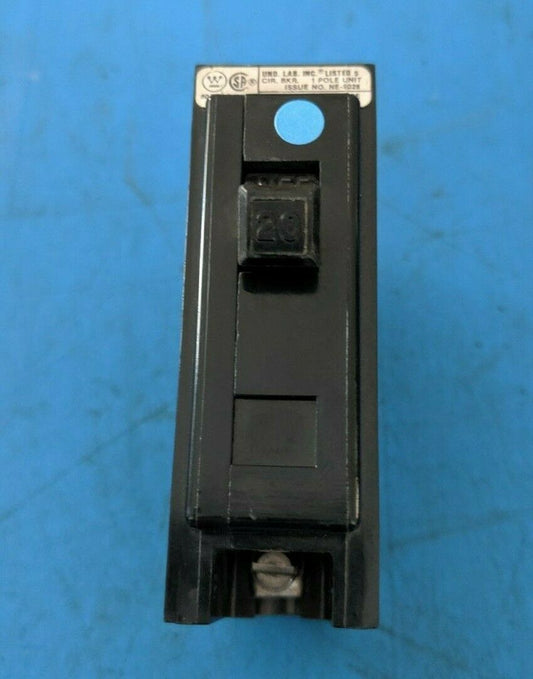 BA120 - Westinghouse 20A Amp 1P Pole 10kA@120/240V Bolt On Circuit Breaker