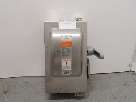 F251SS - ITE 30A Amp 600V Nema 4 Heavy Duty Enclosed Switch W/Clampmatic Contacts