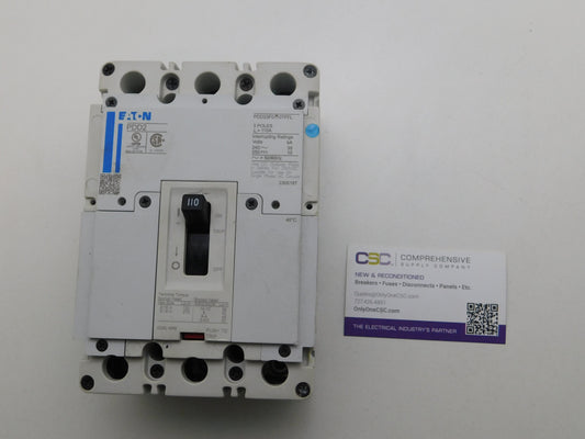 PDD23F0110TFFL - Eaton 110A Amp 3P Pole 35kA@240V Bolt On Circuit Breaker
