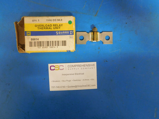 CC 94.0 - Square D Overload Relay Thermal Unit Cc 94.0