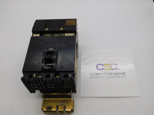 FA36070 - Square D 70A Amp 3P Pole 600V 14kA@480V I-Line Plug On Black Circuit Breaker