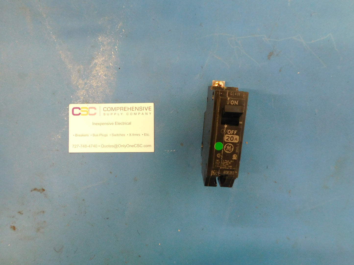 THQB1120 - GE 20A Amp 1P Pole 10kA@120/240V Bolt On Circuit Breaker