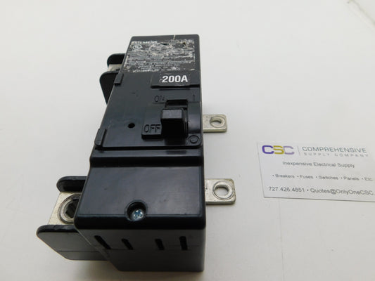 EQ8695 - Siemens 200A Amp 2P Pole 22kA@120/240V Plug On Main Circuit Breaker