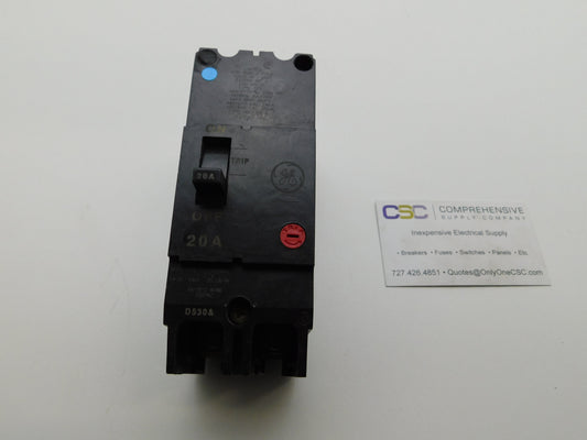 TEY220 - GE 20A Amp 2P Pole 14kA@480/277V Bolt On Circuit Breaker
