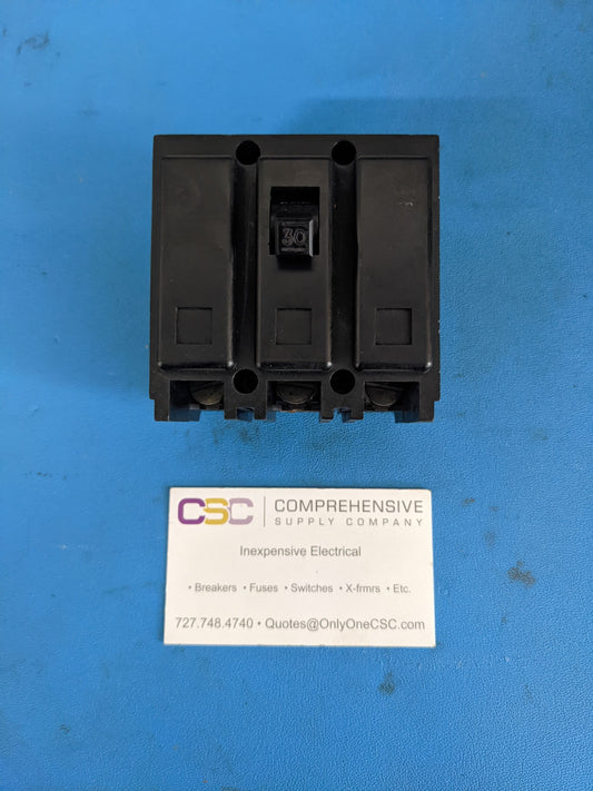 BA3030H - Westinghouse 30A Amp 3P Pole 10kA@240V Bolt On Circuit Breaker