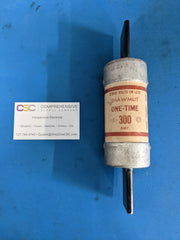 OT300 - Shawmut 300A Amp 250V Class K5 One-Time Blade Fuse