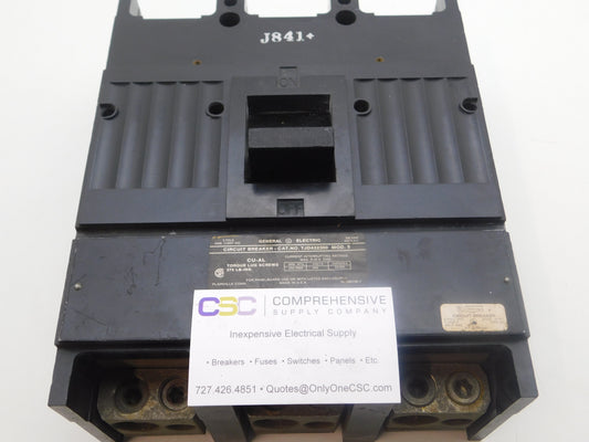 TJD432300 - GE 300A Amp 3P Pole 22kA@240V Bolt On Circuit Breaker - Older Series