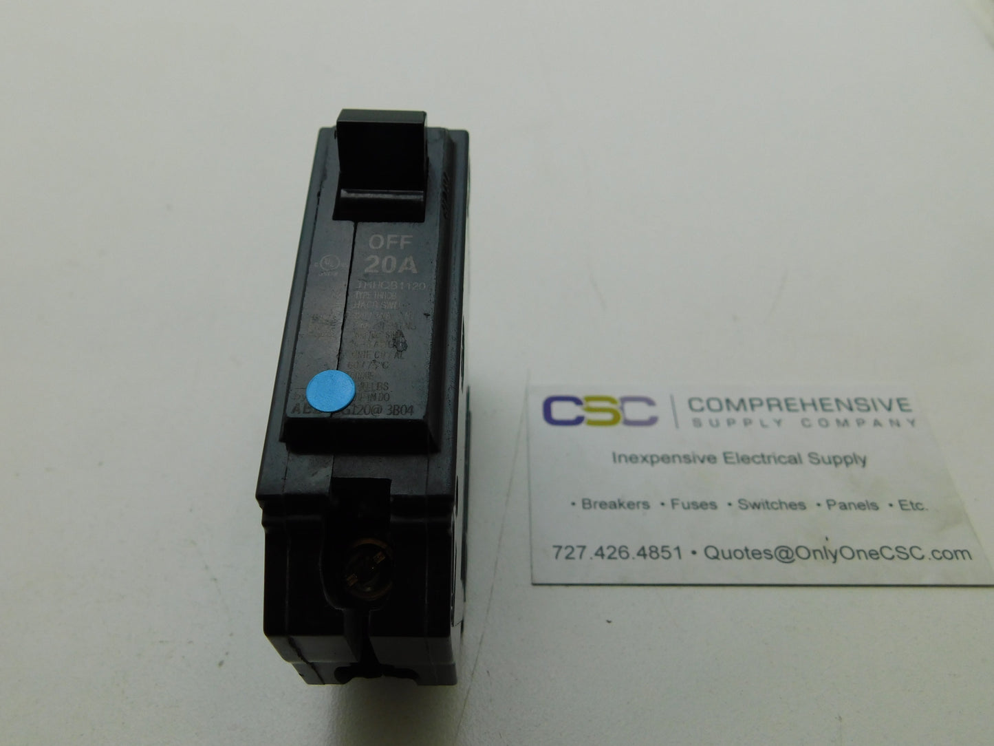 THHQB1120 - GE 20A Amp 1P Pole 22kA@120/240V Bolt On Circuit Breaker