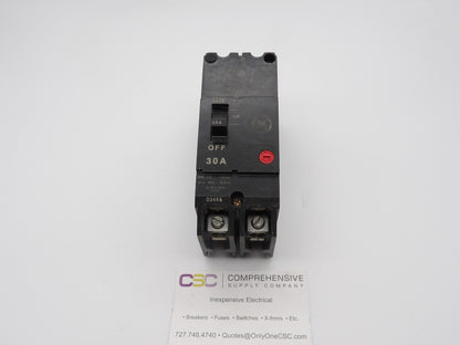 TEY230 - GE 30A Amp 2P Pole 14kA@480/277V Bolt On Circuit Breaker