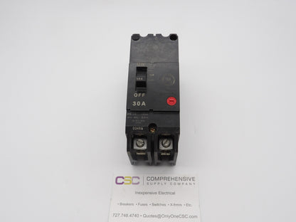 TEY230 - GE 30A Amp 2P Pole 14kA@480/277V Bolt On Circuit Breaker