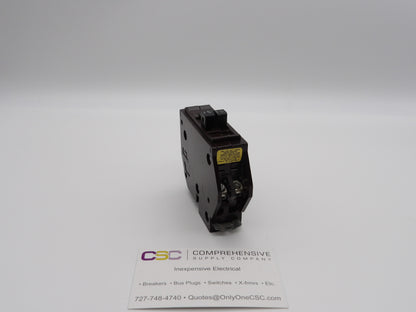 B1515 - Wadsworth 15/15A Amp 2X1P Pole 10kA@120/240V Plug On Duplex Circuit Breaker W/Metal Foot