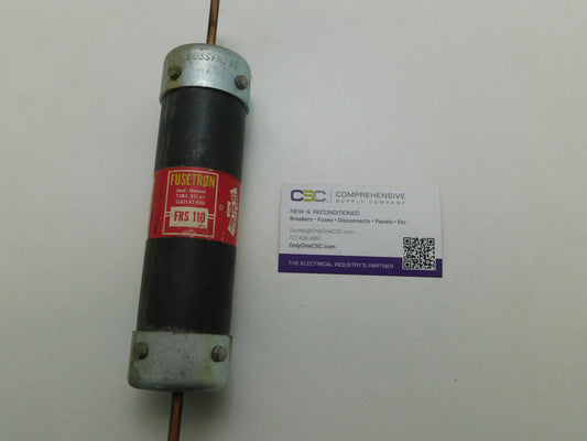FRS110 - Bussmann 110A Amp 600V Class K5 Fusetron Time Delay Blade Fuse - Original Series