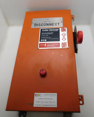 DH363UWK - Eaton 100A Amp 3P Pole 600V Nema 4/4X Non-Fusible Heavy Duty Orange Safety Switch
