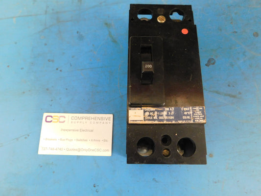 CA2200 - Westinghouse 200A Amp 2P Pole 10kA@240V Bolt On Circuit Breaker
